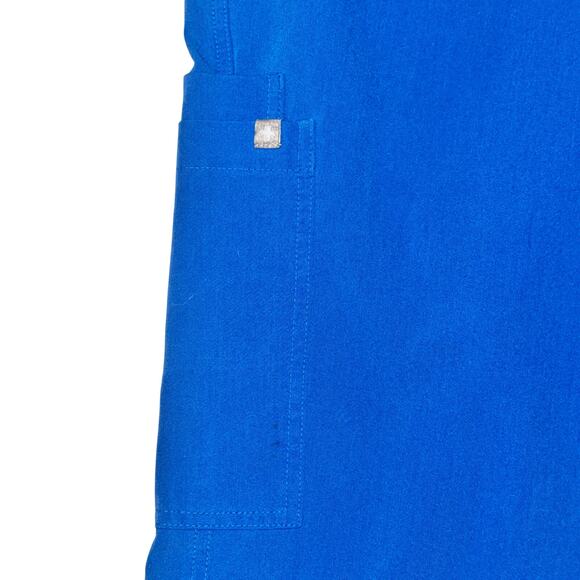 Figs Axim Cargo Scrub Pants Men's Size S Royal Blue Inner Drawstring Pockets - Picture 3 of 8